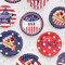 120 PCS 4th of July paper plates American Flag Patriotic 7 inch Plates Paper Plates Independence Day Red White Blue Holiday Party Tableware Decorations